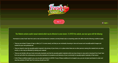 Desktop Screenshot of freshteenporn.com