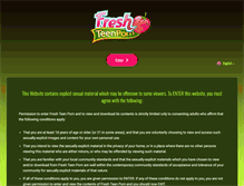 Tablet Screenshot of freshteenporn.com